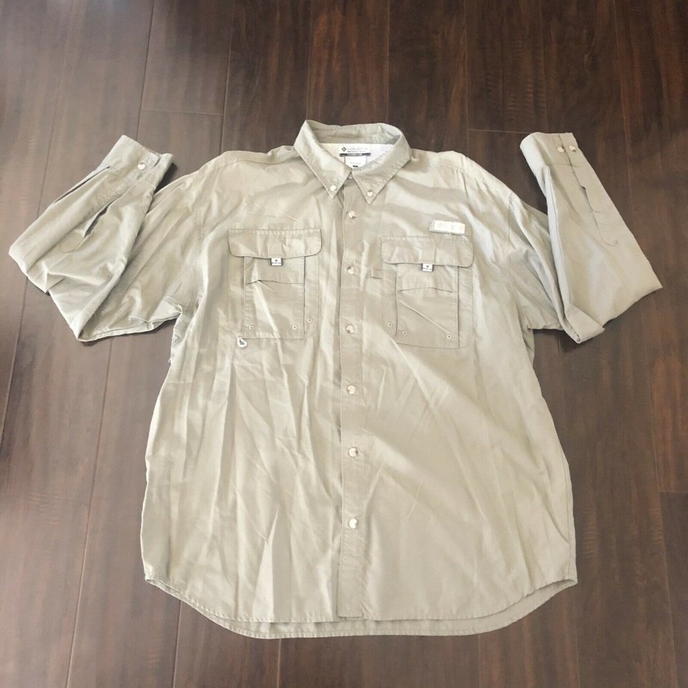 Columbia PFG Men’s L Fishing Gear UPF 30+ Shirt